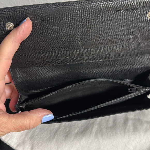 Prada Bifold Long Wallet Nylon and Leather with Dust Bag - Picture 8 of 10